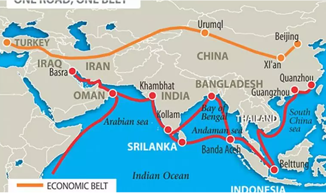 Trung Quốc đã xây xong đảo nhân tạo ngoài khơi Sri Lanka - Ảnh 2.