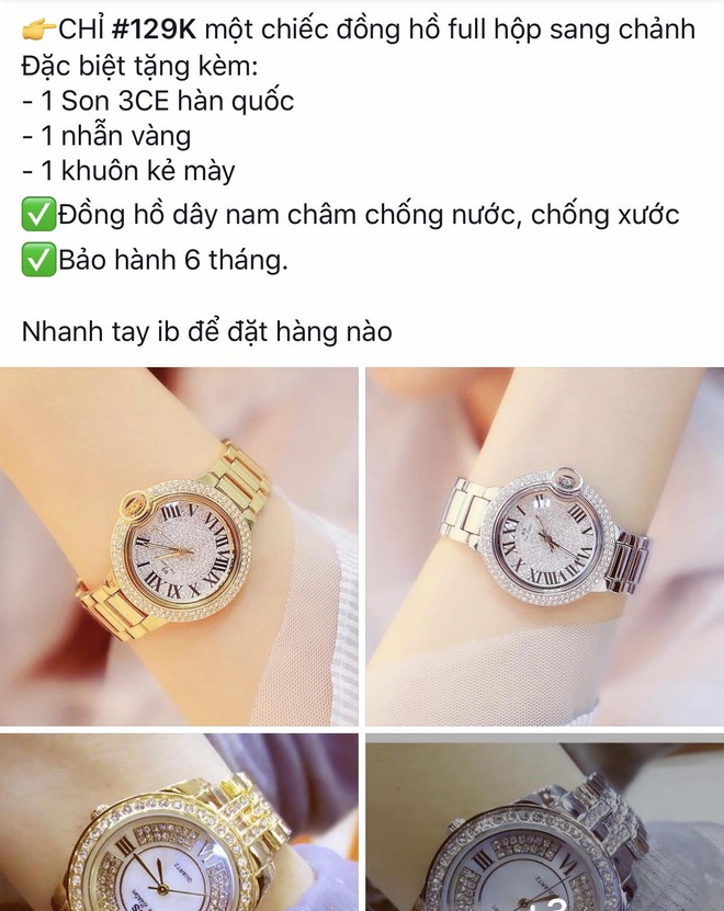 Đặt mua đồng hồ sang chảnh, nhận về đồng hồ nhựa cho trẻ em, cô gái lên mạng than thở liền bị mắng té tát vì một lý do - Ảnh 3.