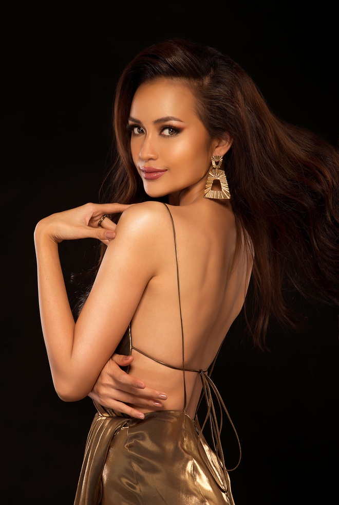 Hoa hậu Siêu quốc gia châu Á Ngọc Châu khoe chân dài, lưng trần gợi cảm - Ảnh 6.