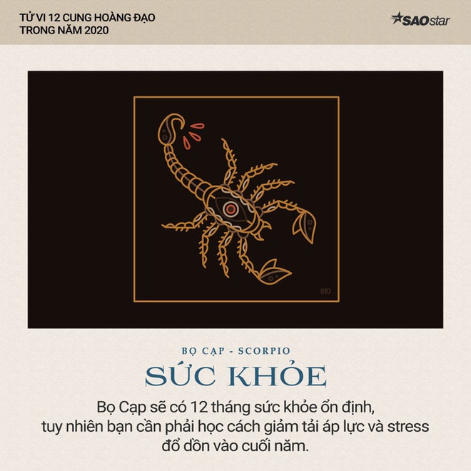 Xem tử vi cung Bọ Cạp năm 2020: Tình cảm chưa có nhiều khởi sắc nhưng sự nghiệp sẽ tràn đầy cơ hội mới - Ảnh 4.