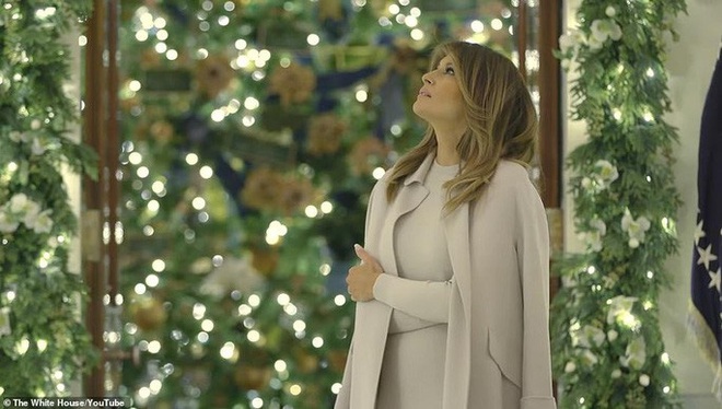 Đệ nhất phu nhân Mỹ đổi kiểu trang trí Nhà Trắng mùa Giáng sinh 2019 - Ảnh 1.