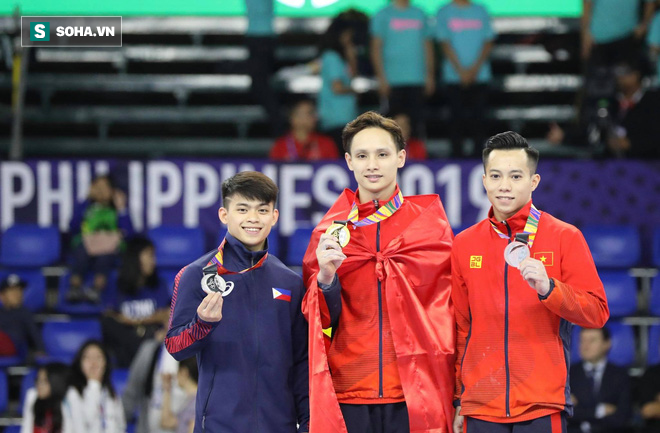 Nam thần thể thao Việt Nam 2 lần đánh bại nhà vô địch thế giới, lập cú đúp HCV SEA Games - Ảnh 1.