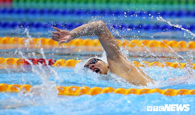 Hơn đối thủ cả vòng bể, Huy Hoàng phá kỷ lục SEA Games, vượt chuẩn Olympic - Ảnh 3.