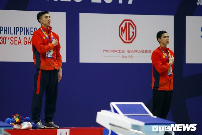 Hơn đối thủ cả vòng bể, Huy Hoàng phá kỷ lục SEA Games, vượt chuẩn Olympic - Ảnh 9.