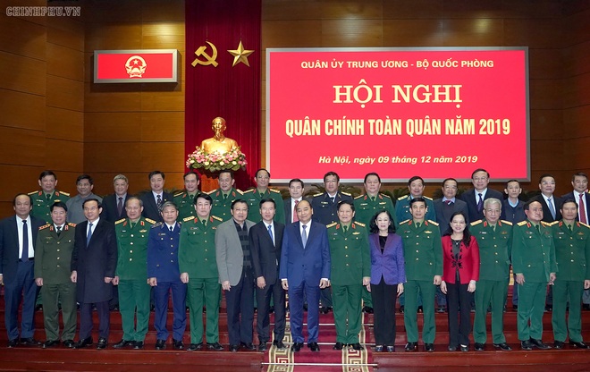  CHÙM ẢNH: Thủ tướng dự Hội nghị Quân chính toàn quân - Ảnh 7.