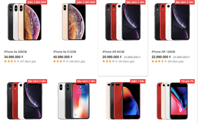 Sau Tết, iPhone X, Xs, XR chính hãng lập tức giảm giá từ 2-4 triệu đồng - Ảnh 1.