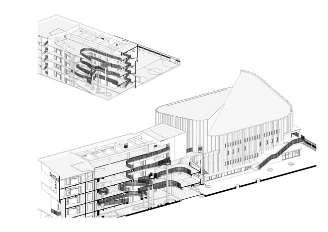 Hướng Dẫn Vẽ Vẽ Ngôi Trường 3D Bằng Bút Chì Và Màu Nước