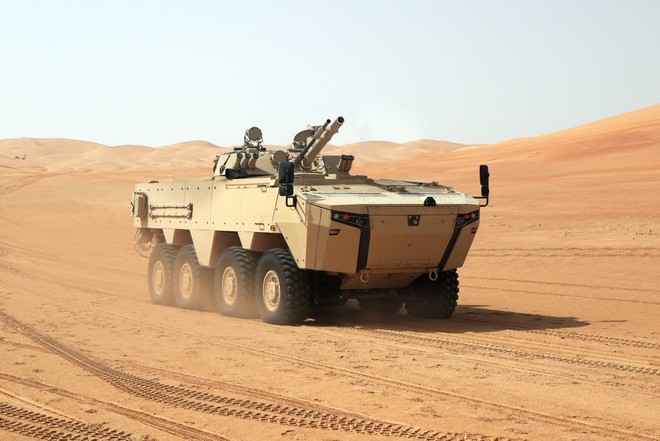Xe chiến đấu bộ binh BMP-3 phiên bản bánh lốp siêu độc đáo của UAE - Ảnh 2.