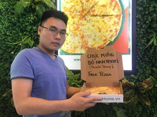Nhà hàng Hà Nội tặng 1.000 bánh pizza miễn phí cho khách tên Đỗ Nam Trung - Donald Trump - Ảnh 1.