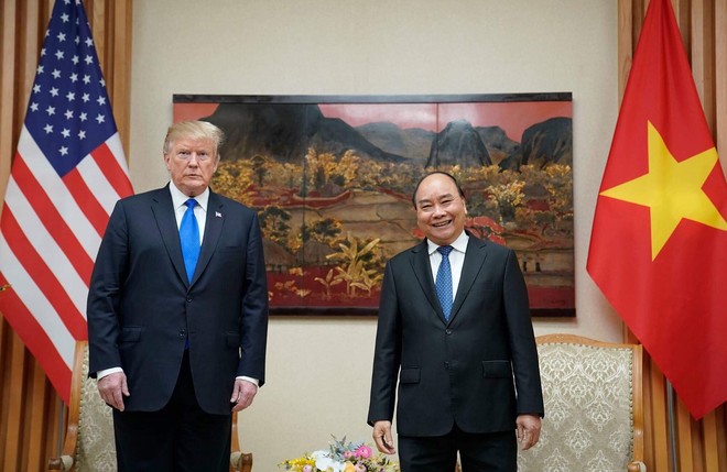 [ẢNH] Toàn cảnh cuộc hội đàm của Tổng thống Mỹ Donald Trump và Tổng Bí thư, Chủ tịch nước Nguyễn Phú Trọng - Ảnh 31.