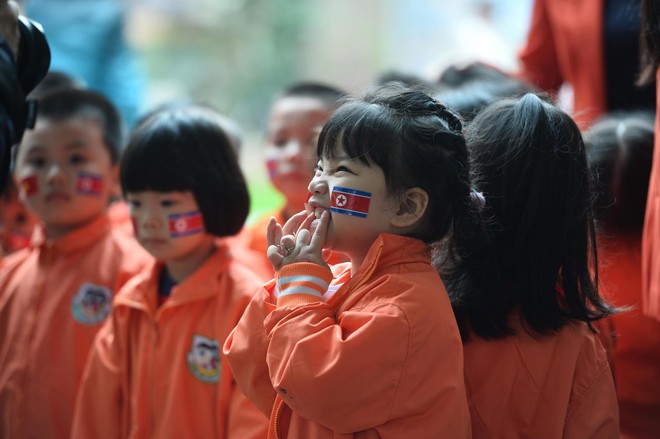 Học sinh trường mẫu giáo Việt Triều háo hức đón phái đoàn Triều Tiên tới thăm - Ảnh 3.