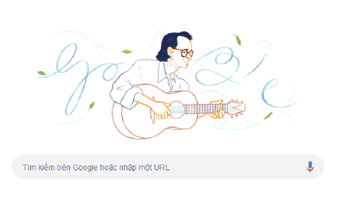 Cố nhạc sĩ Trịnh Công Sơn là người Việt Nam đầu tiên được Google Doodles vinh danh - Ảnh 1.