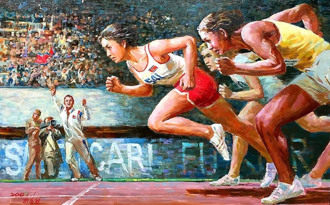 Thể thao Triều Tiên chinh phục thế giới thông qua... tranh cổ động - Ảnh 4.