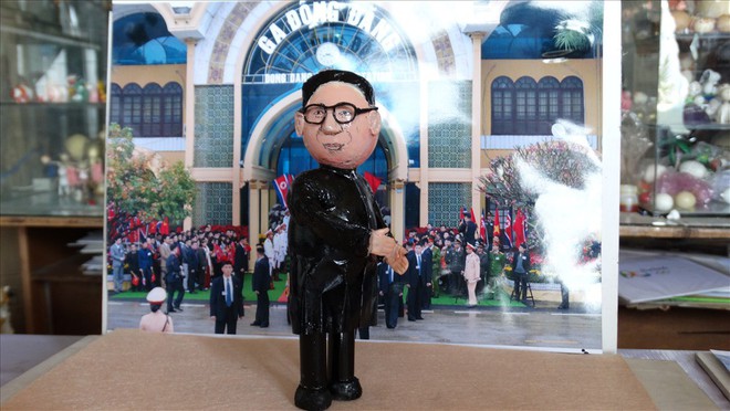 Thầy giáo tạo hình lãnh đạo Donald Trump và Kim Jong-un bằng vỏ trứng  - Ảnh 6.