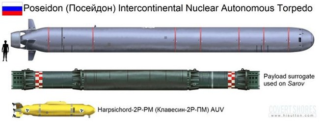 Mỹ và đồng minh sẽ thương vong nặng nề nếu Nga sử dụng ngư lôi Poseidon - Ảnh 1.