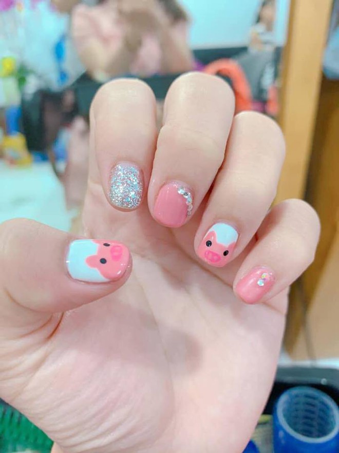 Chùm ảnh: Năm Hợi phải làm nail con heo thì ăn Tết mới ngon - Ảnh 3.