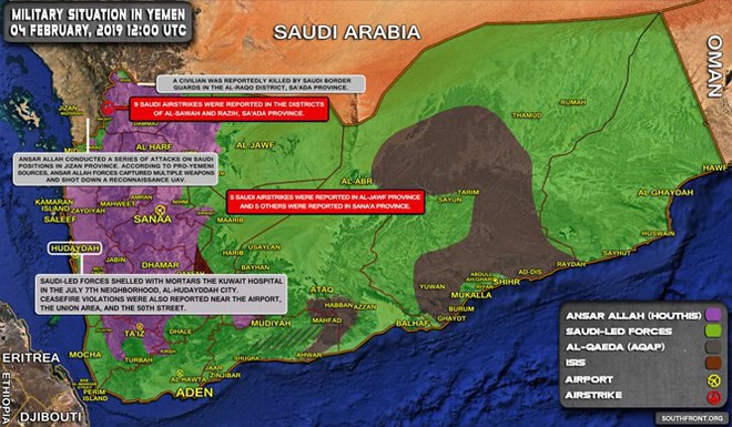 Houthi liên tục tấn công Liên minh quân sự vùng Vịnh, bắn hàng loạt tên lửa vào Ả rập Xê-út - Ảnh 1.