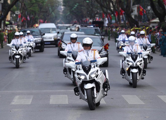 Tổng Bí thư, Chủ tịch nước Nguyễn Phú Trọng đón, hội đàm với Chủ tịch Triều Tiên Kim Jong Un - Ảnh 3.