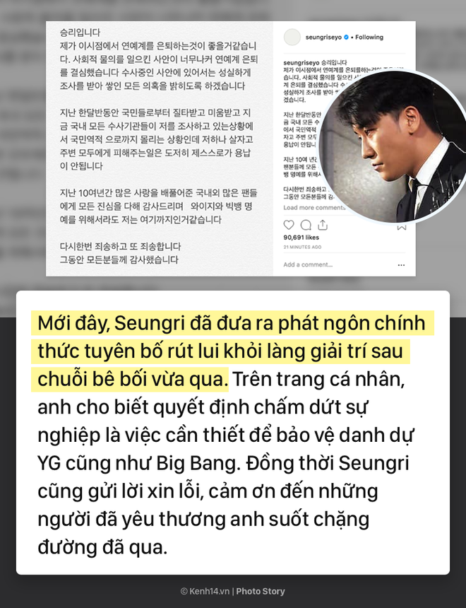 Cùng nhìn lại sự nghiệp thăng hoa của Seungri và chuỗi scandal đã khiến anh phải rút khỏi ngành giải trí - Ảnh 1.