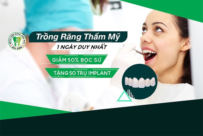 Nhận trụ Implant miễn phí và ưu đãi 50% bọc răng sứ từ phòng khám Chuyên khoa Răng Hàm Mặt - Ảnh 1.