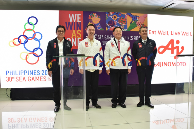 Ajinomoto chính thức trở thành nhà tài trợ cho SEA Games 30 - Ảnh 1.