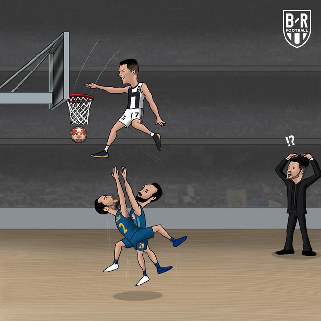 Phong độ thần kỳ của Ronaldo hiện lên đầy hài hước qua những nét vẽ biếm họa - Ảnh 6.