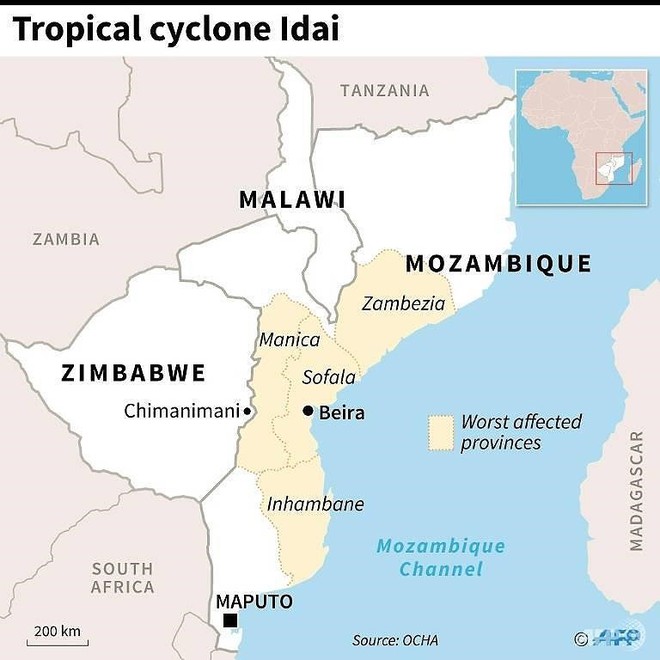 1.000 người chết sau bão Idai tại Mozambique và Zimbabwe - Ảnh 3.