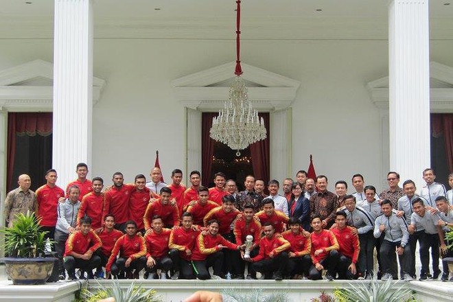 Tổng thống Widodo động viên tinh thần U-23 Indonesia - Ảnh 2.