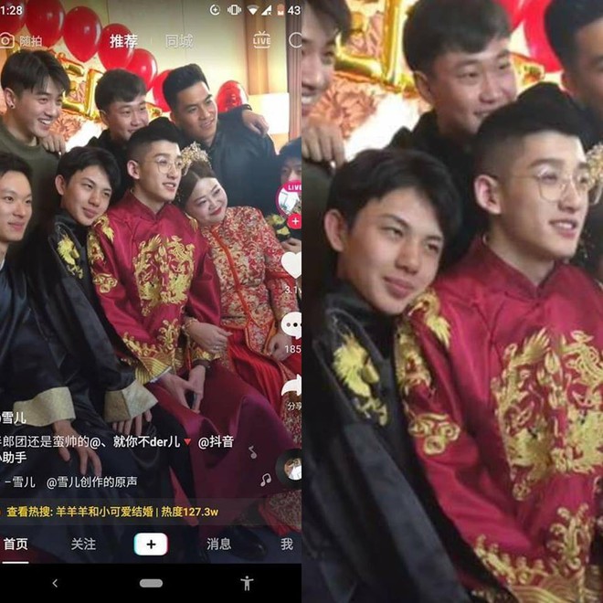 Danh tính kẻ thứ ba cướp vai chú rể trong đám cưới của couple đũa lệch hot nhất Trung Quốc - Ảnh 1.