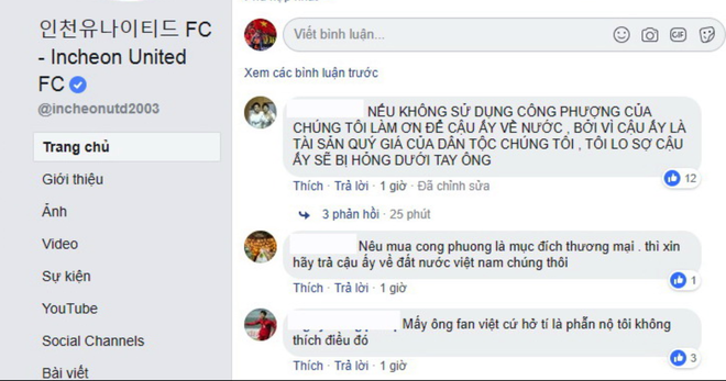 Báo Hàn Quốc phản ứng bất ngờ khi CĐV Việt làm loạn fanpage Incheon United vì Công Phượng - Ảnh 2.