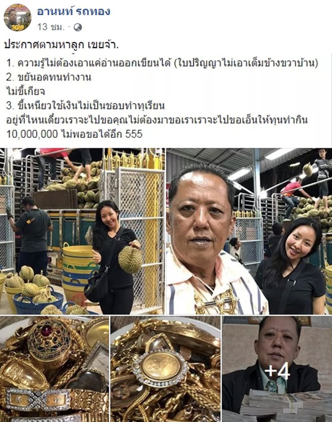 Chủ vựa sầu riêng Thái Lan hủy kế hoạch chi 7 tỷ đồng kén rể, nói mình sắp chết vì điện thoại liên tục reo - Ảnh 2.