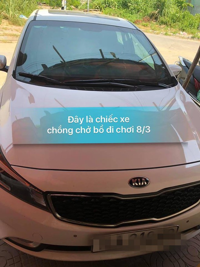 Mua được ô tô, chồng chở bồ đi chơi 8/3 rồi khoe ảnh, vợ chốt một câu khiến dân mạng hả hê - Ảnh 1.