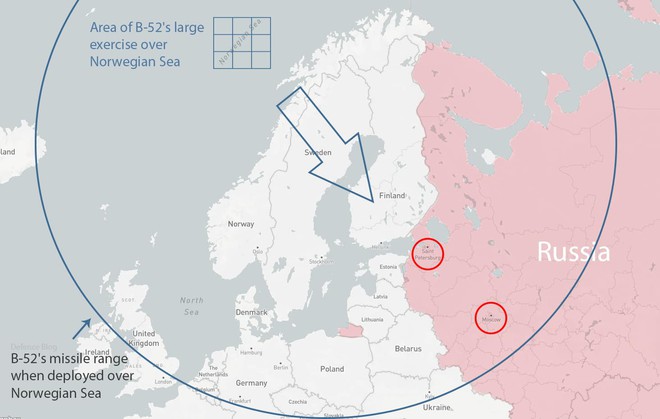 Máy bay B-52 Mỹ tấn công Thủ đô Moscow, Nga: Kịch bản mô phỏng vô cùng nguy hiểm! - Ảnh 1.