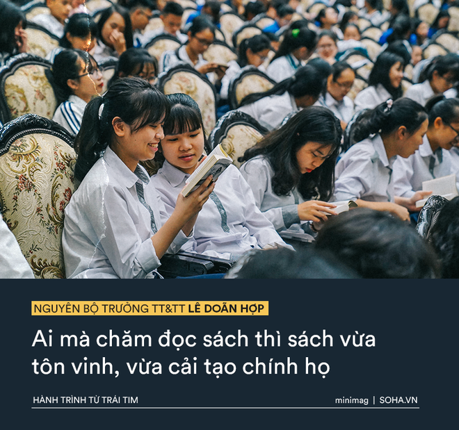 Phát biểu truyền cảm hứng sâu sắc của vị Bộ trưởng mê sách trong Hành trình Từ Trái Tim - Ảnh 3.