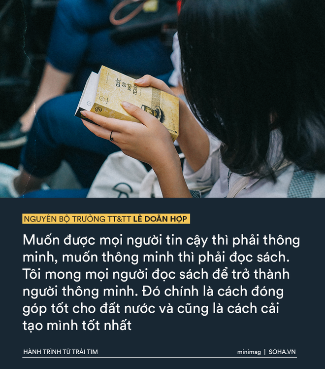 Phát biểu truyền cảm hứng sâu sắc của vị Bộ trưởng mê sách trong Hành trình Từ Trái Tim - Ảnh 2.