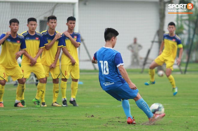 HLV trưởng U18 Việt Nam phản ứng cực gắt khi học trò để thua đội hạng nhất Phố Hiến FC - Ảnh 10.