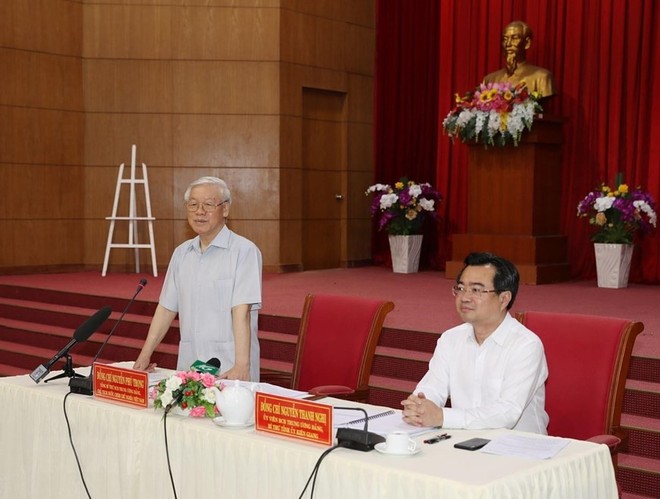 Hình ảnh Tổng Bí thư, Chủ tịch nước làm việc ở Kiên Giang - Ảnh 11.