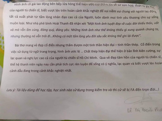 Buông nhẹ 1 câu cuối đề kiểm tra, giáo viên khiến học sinh sợ xanh mặt, tắt ngấm ý định quay cóp hỏi bài - Ảnh 3.