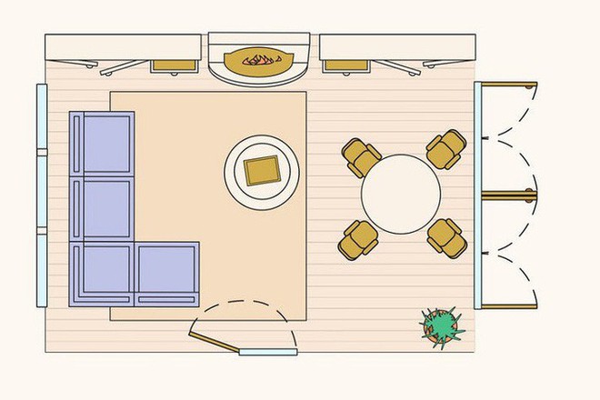 Có 10 bản vẽ thiết kế phòng khách cực tỉ mỉ này thì bạn còn lo gì việc trăn trở xem bố trí phòng khách thế nào cho hợp lý - Ảnh 11.