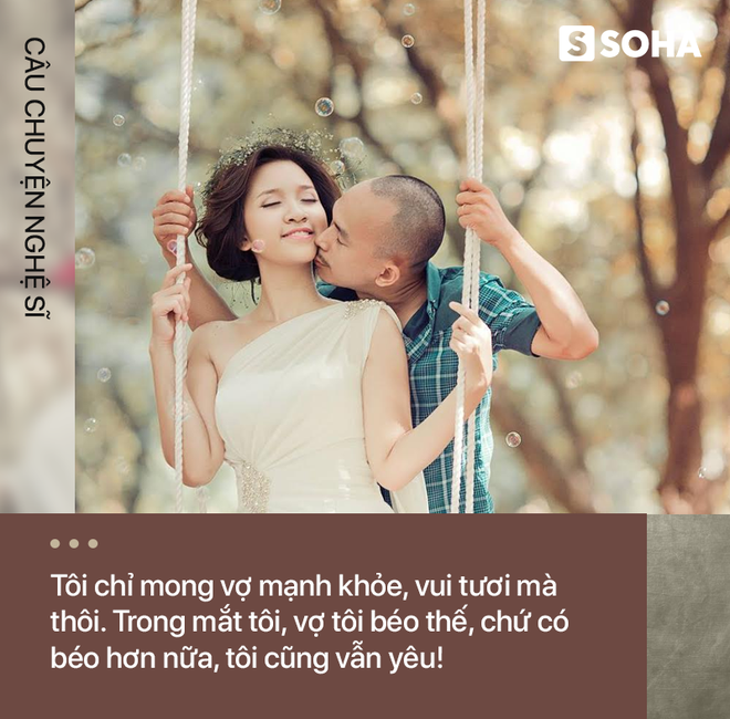Vợ tăng gần 30kg biến thành 1 người khác, diễn viên Việt nổi tiếng vẫn bày tỏ tình yêu thế này! - Ảnh 1.