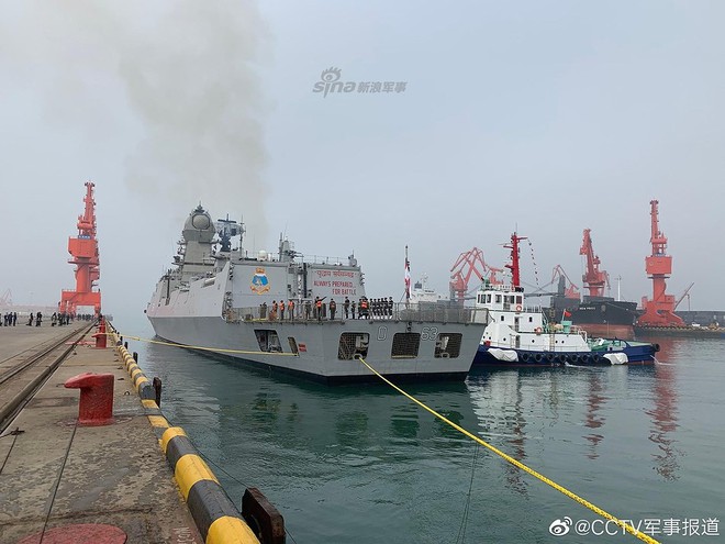 [ẢNH] Gepard 3.9 Việt Nam sánh vai cùng dàn chiến hạm hiện đại tại Trung Quốc - Ảnh 8.