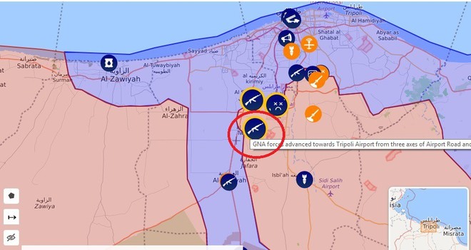 Chiến sự Libya nóng - Cánh quân miền Tây của LNA kéo về Thủ Đô, sẵn sàng đánh hủy diệt Thủ đô - Ảnh 3.