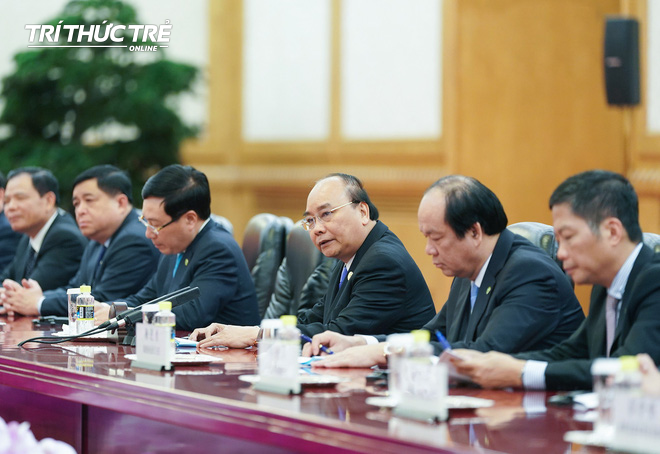 Thủ tướng hội kiến Tổng bí thư, Chủ tịch nước Trung Quốc Tập Cận Bình - Ảnh 4.