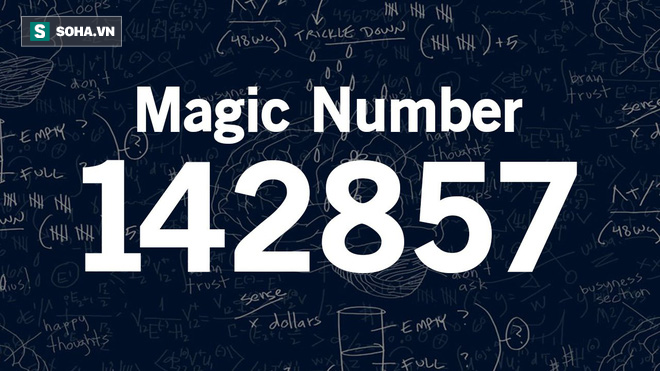 Đây là con số thần kỳ nhất vũ trụ, khi nhân với 7 sẽ ra kết quả ...