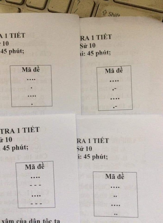 Khi thầy cô sở hữu IQ 200 làm mã đề thi: Chỉ thêm 1 dấu chấm, 1 dấu phẩy cũng khiến học sinh khóc thét - Ảnh 3.