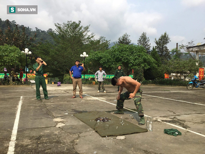 Lính Biên phòng Việt Nam và những màn trình diễn khí công thượng thừa như phim hành động - Ảnh 6.