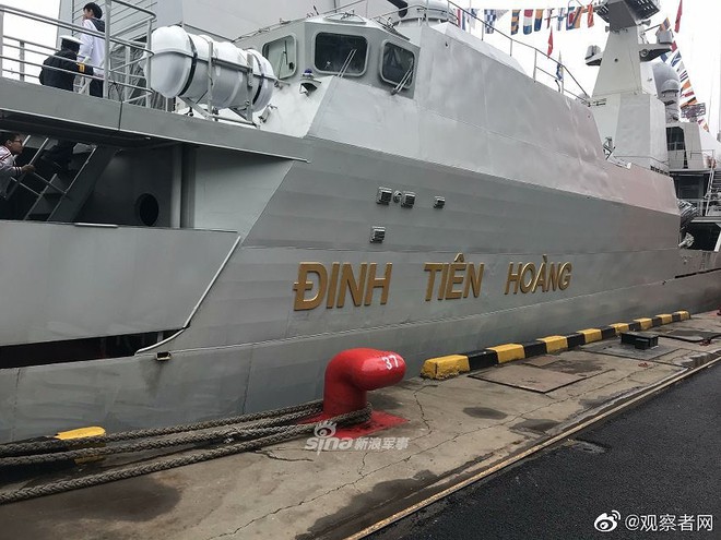 [ẢNH] Tàu hộ vệ tên lửa Gepard 3.9 Việt Nam mở cửa đón khách Trung Quốc tham quan - Ảnh 8.