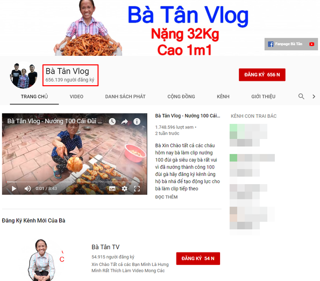 Bà Tân Vlog: Choáng ngợp với sức hút từ những món ăn khổng lồ của bác nông dân cao 1m1, nặng 32kg - Ảnh 2.