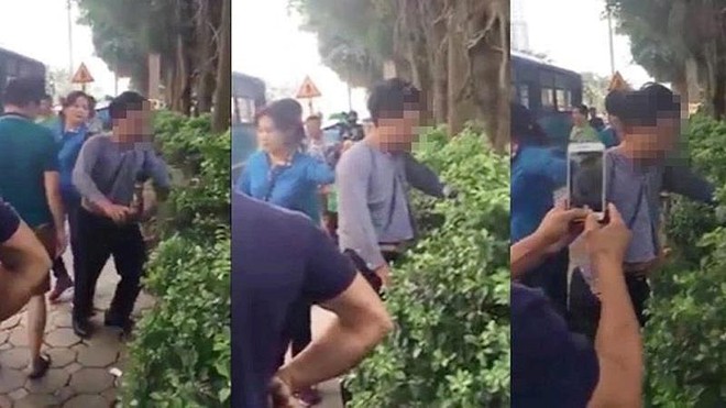Vụ người đàn ông bị tố sờ ngực phụ nữ trên xe buýt 103A ở Hà Nội: Phụ xe nói gì? - Ảnh 2.