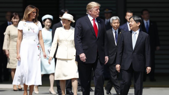 Vợ chồng Tổng thống Trump gặp tân Hoàng đế Nhật Bản, Hoàng hậu Masako khiến nhiều người kinh ngạc khi xuất hiện với hình ảnh hoàn hảo hơn mong đợi - Ảnh 4.
